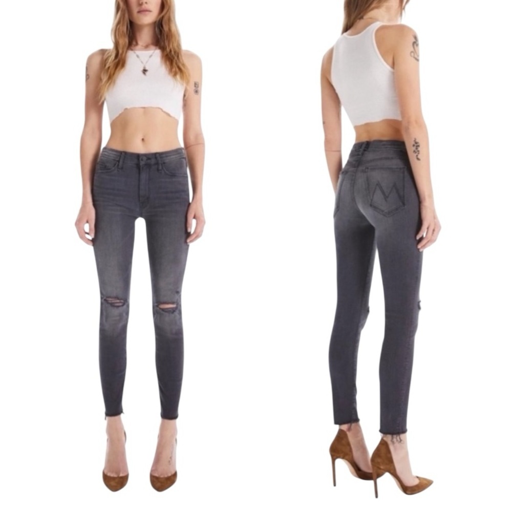 MOTHER Denim The Looker Ankle Fray Jean